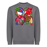 Storm dominican republic  hearts Heavyweight Sweatshirt - texasbilliewilder