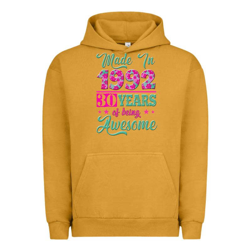 Made In 1992, 30 Years Of Being Awesome Urban Hoodie by Jasminsmagicworld | Teevron