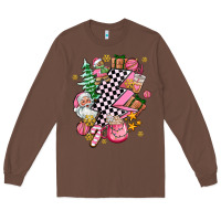 Chestnut pink christmas lightning bolt Long Sleeve Tee - AdoDesignShop