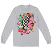 Moon Dust pink christmas lightning bolt Long Sleeve Tee - AdoDesignShop