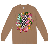 Toasted Coconut pink christmas lightning bolt Long Sleeve Tee - AdoDesignShop