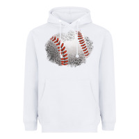 White leopard baseball patch Heavyweight Hoodie - Jasminsmagicworld