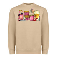 Mushroom boss lady coffee cups with money Heavyweight Sweatshirt - texasbilliewilder