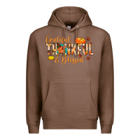 Chestnut grateful thankful and blessed Premium Hoodie - MaliasSmallBusiness