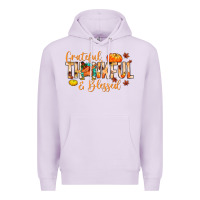 Lilac grateful thankful and blessed Premium Hoodie - MaliasSmallBusiness