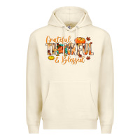 Sandshell grateful thankful and blessed Premium Hoodie - MaliasSmallBusiness