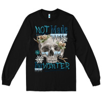 Black not made for winter skull Long Sleeve Tee - FaDigitalArtStudio