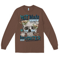 Chestnut not made for winter skull Long Sleeve Tee - FaDigitalArtStudio