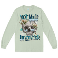 Matcha not made for winter skull Long Sleeve Tee - FaDigitalArtStudio