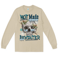 Mushroom not made for winter skull Long Sleeve Tee - FaDigitalArtStudio