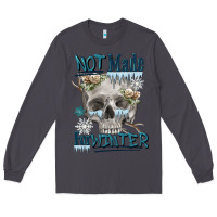 Smoke not made for winter skull Long Sleeve Tee - FaDigitalArtStudio