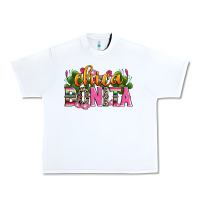 White chica bonita Urban Heavy Tee - Zillion Design Studio