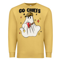 Antique Gold go chiefs boujee sports ghost stanley Premium Sweatshirt - MaliasSmallBusiness