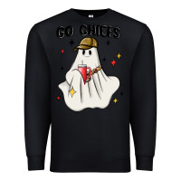Black go chiefs boujee sports ghost stanley Premium Sweatshirt - MaliasSmallBusiness
