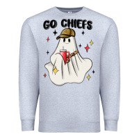 Heather Grey go chiefs boujee sports ghost stanley Premium Sweatshirt - MaliasSmallBusiness