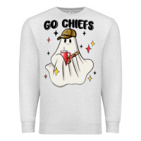Oatmeal Heather go chiefs boujee sports ghost stanley Premium Sweatshirt - MaliasSmallBusiness