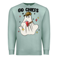 Seafoam go chiefs boujee sports ghost stanley Premium Sweatshirt - MaliasSmallBusiness