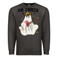 Smoke go chiefs boujee sports ghost stanley Premium Sweatshirt - MaliasSmallBusiness