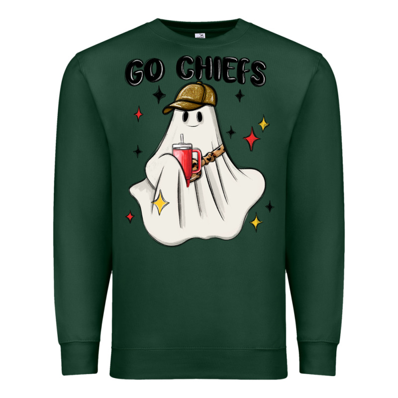 Go Chiefs Boujee Sports Ghost Stanley Premium Sweatshirt by MaliasSmallBusiness | Teevron