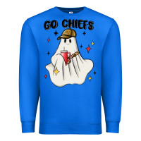 True Royal go chiefs boujee sports ghost stanley Premium Sweatshirt - MaliasSmallBusiness