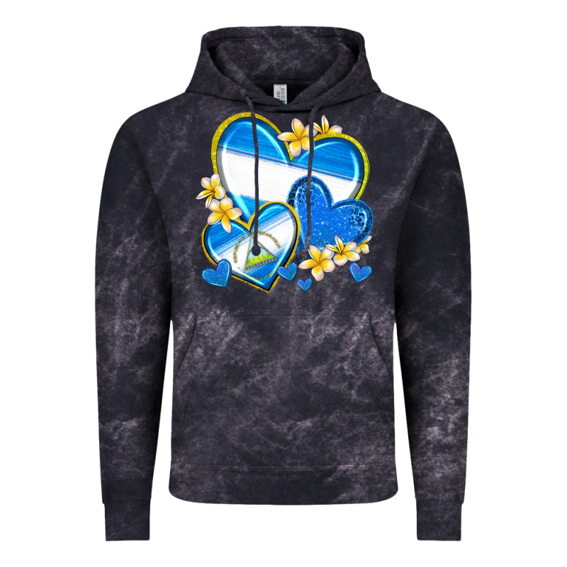 Nicaragua Hearts Vintage Hoodie by texasbilliewilder | Teevron
