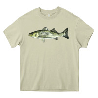 Mossy Striped Bass Heavy Core Tee - LillyAllenDesigns