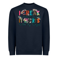 Navy i speak my mind because it hurts to bite my tongue Heavyweight Sweatshirt - Zillion Design Studio