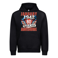 Black january 1942 80 years of being awesome Urban Hoodie - Jasminsmagicworld