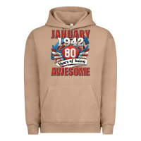 Pigment Burro january 1942 80 years of being awesome Urban Hoodie - Jasminsmagicworld