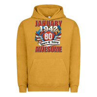 Pigment Peanut Butter january 1942 80 years of being awesome Urban Hoodie - Jasminsmagicworld