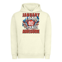 Pigment Pistachio january 1942 80 years of being awesome Urban Hoodie - Jasminsmagicworld