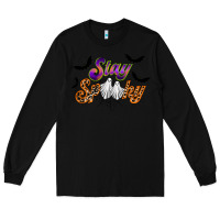 Black stay spooky Long Sleeve Tee - RacoonDesign