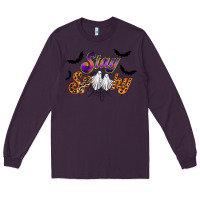 Plum stay spooky Long Sleeve Tee - RacoonDesign