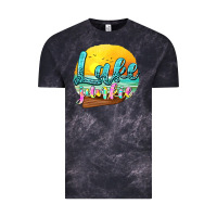 Cloud Black lake junkie Vintage Tee - texasbilliewilder