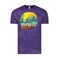 Cloud Purple lake junkie Vintage Tee - texasbilliewilder
