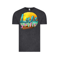 Vintage Black lake junkie Vintage Tee - texasbilliewilder