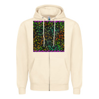 Sandshell halloween witch symbols seamless pattern Zipper Hoodie - BundleAndBundleShop