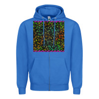 True Royal halloween witch symbols seamless pattern Zipper Hoodie - BundleAndBundleShop