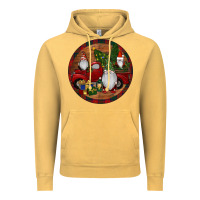 Vintage Mustard Gnome Truck Christmas Vintage Hoodie - RanaPortraitStore