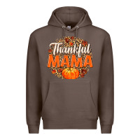 Coffee Thankful Mama Premium Hoodie - MaliasSmallBusiness