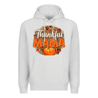 Dove Grey Thankful Mama Premium Hoodie - MaliasSmallBusiness