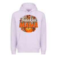 Lilac Thankful Mama Premium Hoodie - MaliasSmallBusiness