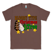 Chestnut Bloody Type Christmas Tree Classic Tee - FaDigitalArtStudio