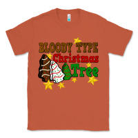 Copper Bloody Type Christmas Tree Classic Tee - FaDigitalArtStudio