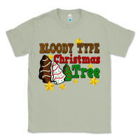 Matcha Bloody Type Christmas Tree Classic Tee - FaDigitalArtStudio