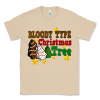Mushroom Bloody Type Christmas Tree Classic Tee - FaDigitalArtStudio