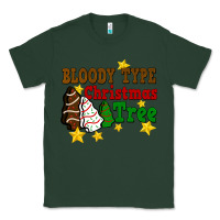 Sports Green Bloody Type Christmas Tree Classic Tee - FaDigitalArtStudio