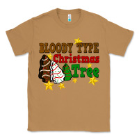 Toasted Coconut Bloody Type Christmas Tree Classic Tee - FaDigitalArtStudio