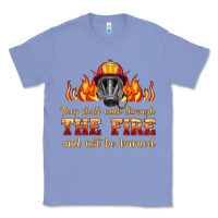 Colony Blue the fire with firefighter air mask Classic Tee - HRA Design Shop