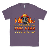 Lavender the fire with firefighter air mask Classic Tee - HRA Design Shop